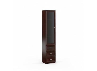 Sistema de oficina decorativo muebles vitrinas archivadores estantes armario de madera clásico.