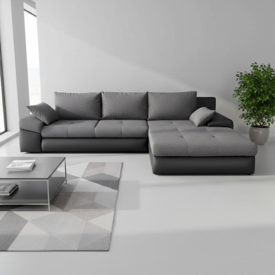 Sofá cama Sofá Acolchado Sofá de esquina Conjunto de asientos de tela Funcional Sofá Salón
