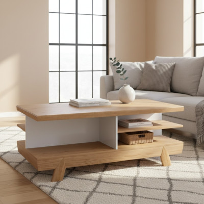 Mueble de TV para el salón, armario, mesa de televisión, armario de madera moderno Aspen AS-S3.