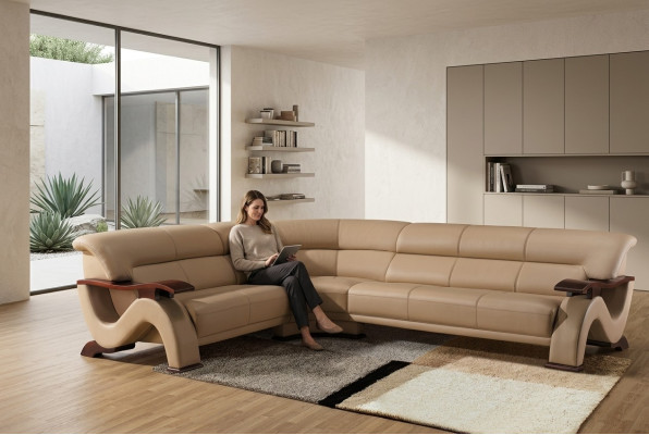 Sofá de cuero Sofá Sala de estar Sofá Sofás Sofás Sofá de esquina Conjunto de sofás Sofás