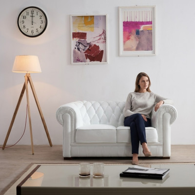 Muebles de diseño Sofá Coch 3 plazas Sofás tapizados Decoración Sofás de salón