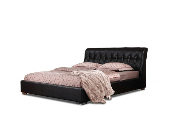 Dormitorio de diseñador Cama doble Cama Camas Cuero Hotel Lujo Tapizado
