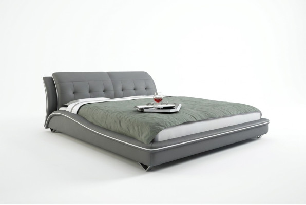 Moderno diseño cama XXL camas estilo de lujo doble hotel cuero
