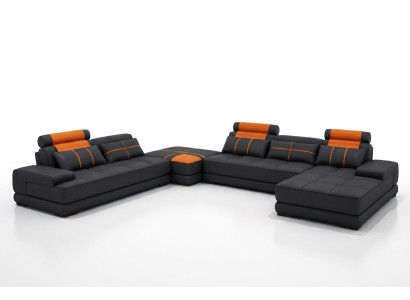 XXL Sofá de diseñador, tapizado, esquinero, conjunto de esquina, sofá, sillón.