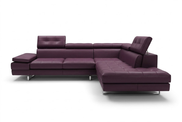 Sofá de cuero Sofá Sofá de esquina Diseño Sofá moderno 5057
