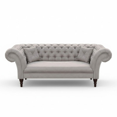 Diseño Sofá Chesterfield Sofá tapizado Grande XXL 235cm Sofás Sofás