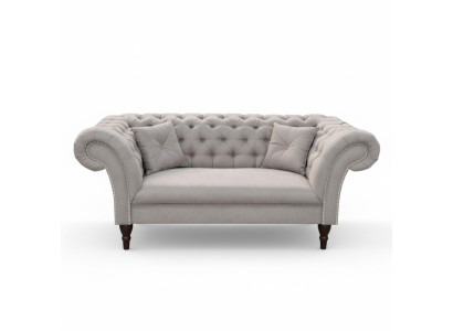 Chesterfield Diseño Sofá Couch 2 Plazas Sofás Tapizados Sofás 2 Piezas Conjunto Nuevo