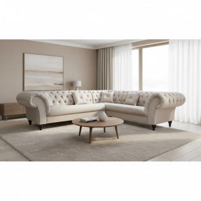 Sofá de esquina Chesterfield Preston Sofá Sofá Sofá Sofá Sofá Sofá Diseño Nuevo