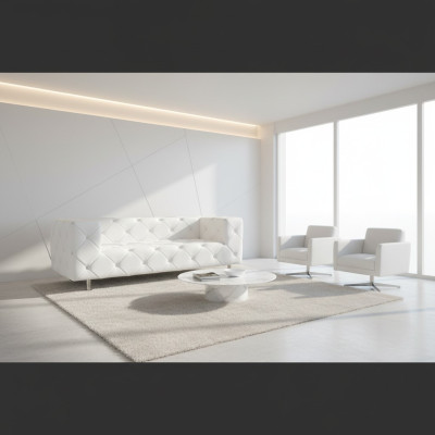 Sofá Chesterfield Sofá de cuero Diseñador de cristal Sofás tapizados Sofás Nuevos