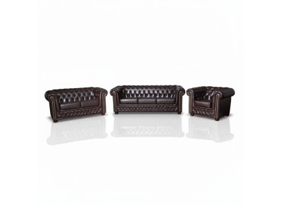 Sofá de cuero Chesterfield, juego de sofás, sofá, sofá, asiento, sofás, conjuntos nuevos