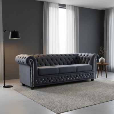 Chesterfield York Blink 3 plazas Sofá tapizado Sofás Sofás Nuevos Diseñador de sofás