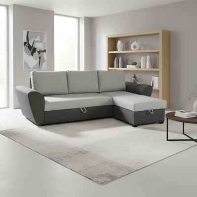 Diseño sofá esquinero sofá con función de cama Alina sofá acolchado asiento Sofás de esquina nuevos.
