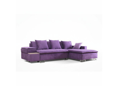 Diseño sofá esquinero sofá en L con función de cama sofá tapizado asiento rinconera sofás textil nuevo.
