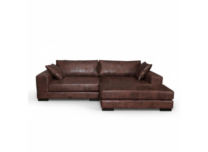 Diseño sofá esquinero Sofa Jan Sofá tapizado Asiento Sofás de esquina Cuero Nuevo Paisaje de salón