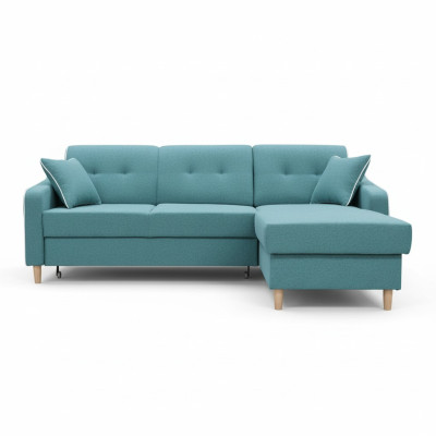 Diseño de sofá esquinero Sofá Sina con función cama Sofá tapizado Rinconera Sofás Sofá cama