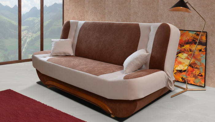 Sofá cama XXL de tela, sofá grande, sofá de 3 plazas, acolchado, multifunción, oficina