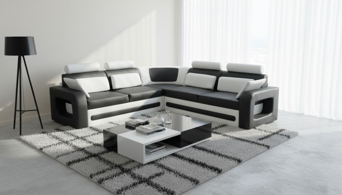 Sofá cama Sofá Tapizado Sofá esquinero Sala de estar Textil Conjunto de asientos Funcional