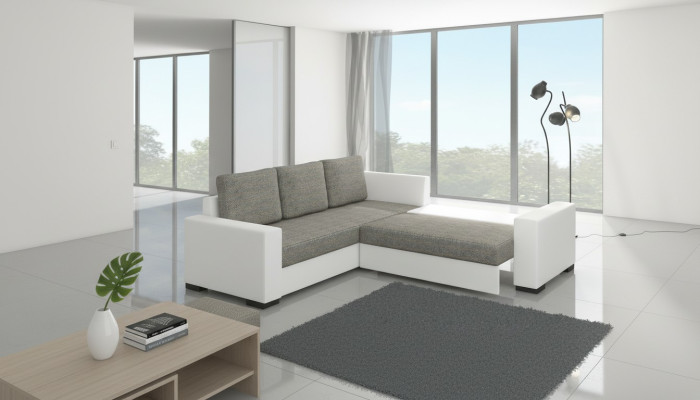 Diseño sofá cama sofá tapizado sala de estar sofá de esquina asiento sofá conjunto de tela.