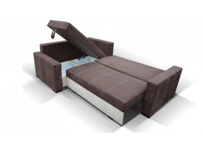 Diseño Sofá cama Sofá Tapizado Sala de estar Sofá en esquina Sillón Conjunto de tela