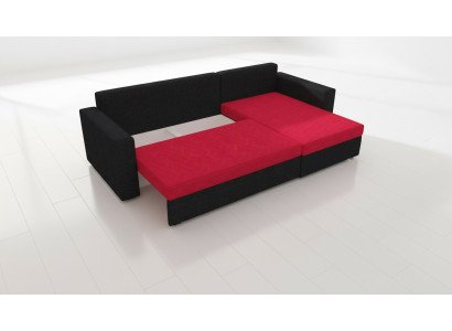 Sofá esquinero clásico sofá cama sofá tapizado sala de estar sofá esquinero con función de cama.
