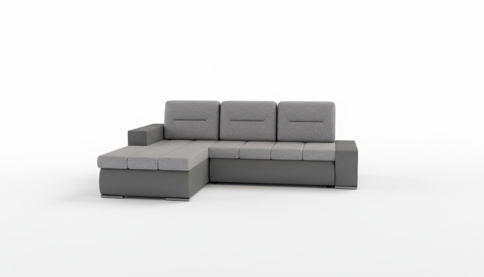Diseño sofá esquinero Ottavio con función cama, sofá seccional, sofás cama, sofá cama.