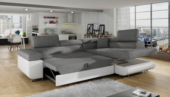 Diseño clásico Sofá de esquina Sofá Cama Sofá Tapizados Textil Sofás