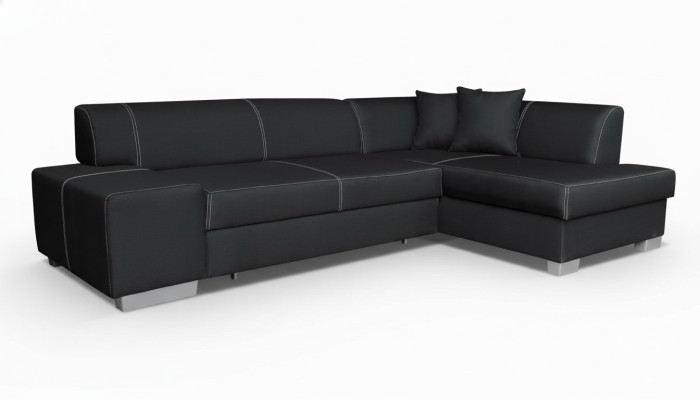 Sofá esquinero de diseño sofá cama función de cama sofás de cuero textil tapizados nuevos.