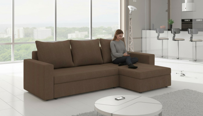 Diseño sofá esquinero sofá cama función de cama sofá cuero tapizado textil sofás nuevos 502