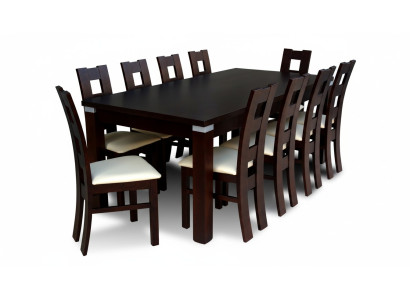 Mesas Conjunto de comedor Mesa 10 sillas Juego de comedor Silla Conjunto de madera