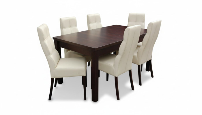 Mesa de comedor + 6 sillas conjunto de silla Set conjuntos de sillas de comedor Mesas