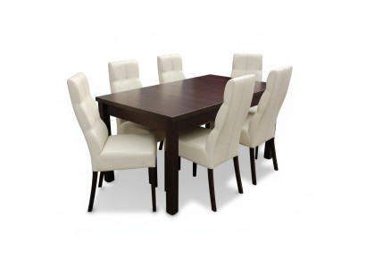 Mesa de comedor + 6 sillas conjunto de silla Set conjuntos de sillas de comedor Mesas