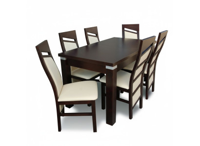 Mesa de comedor 6 sillas conjunto de mesa y sillas Set de sala de estar Conjuntos de diseño de comedor