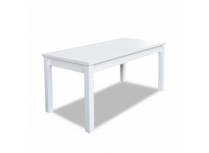 Mesa de comedor Mesa Sala de estar Mesas de madera Diseño Blanco Mesa de conferencias Nueva