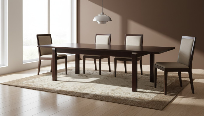 Mesa de conferencia grande XXL de diseñador, mesa de madera, mesas de reunión, mesa de comedor