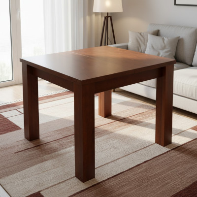 Mesa cuadrada Mesa de cocina Diseño de mesas de madera Mesa de comedor Comedor