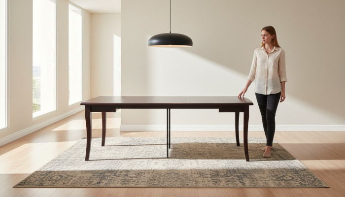 Mesa de conferencia de diseñador XXL grande mesa de madera mesas decorativas para reuniones y comedor.
