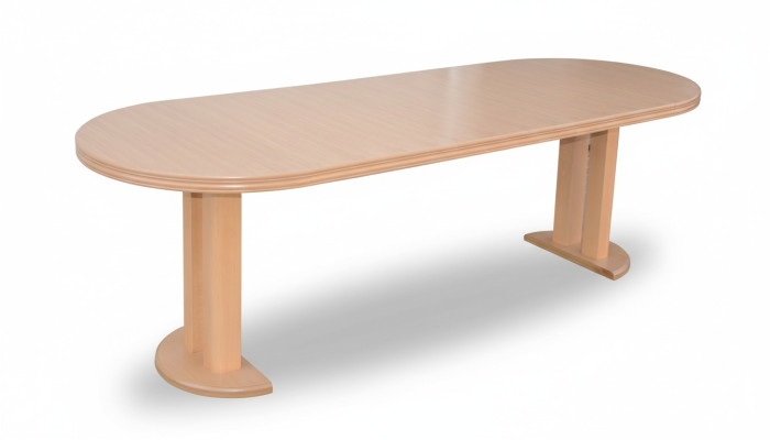 XXL Gran mesa de conferencias de diseñador mesa de madera decorativa mesas de reunión comedor.