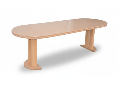 XXL Gran mesa de conferencias de diseñador mesa de madera decorativa mesas de reunión comedor.