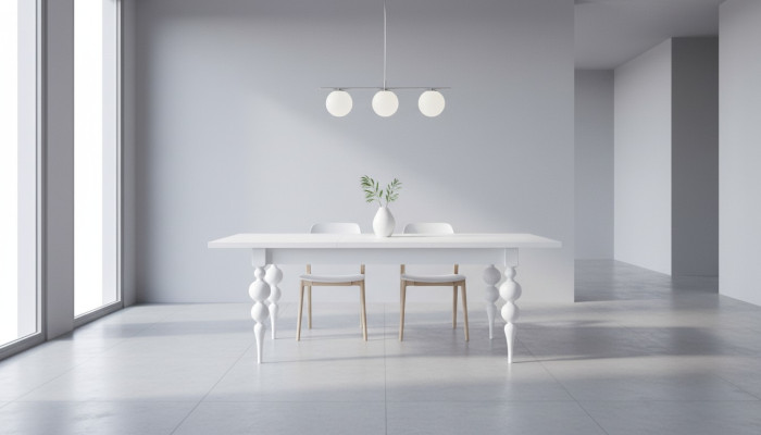 Diseñador mesa de comedor Mesa de diseño Madera Comedor Sala de estar Decoración clásica