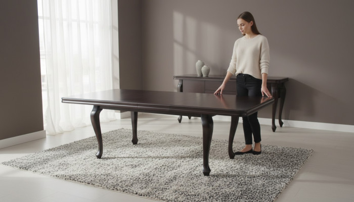 Comedor Sala de estar Mesa clásica de madera Mesas de diseñador 90x170