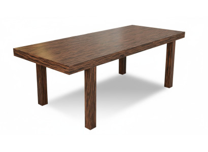 Mesa de madera de diseño decorativo extensible para sala de estar y comedor. Mesas de madera maciza.