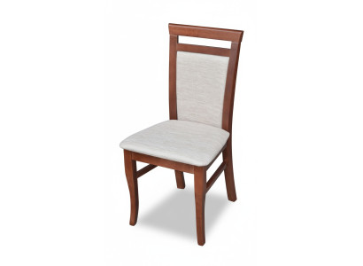 Silla tapizada de diseño de lujo, sillas de asiento de respaldo de madera para oficina, comedor.