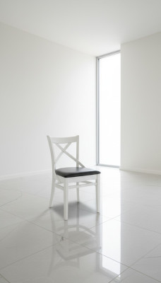 Silla acolchada de diseño de lujo Sillas Asiento Respaldo Oficina Oficina Comedor Madera K66 NUEVO