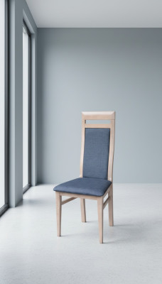 Diseño de madera silla acolchada sillas asiento respaldo oficina comedor lujo