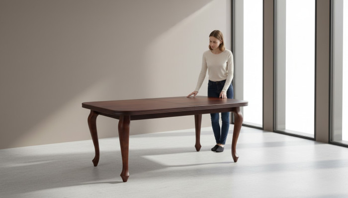Mesa de comedor Grupo de mesa Sala de estar Juego de comedor Madera Diseño Mesas