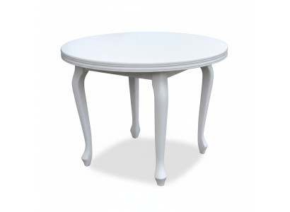 Clásica mesa redonda de madera para el comedor, diseño de mesas de salón.