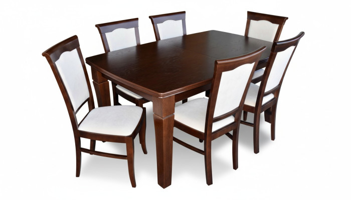 Mesa de diseño + conjunto de 6 sillas. Conjuntos completos de sala de estar y comedor.