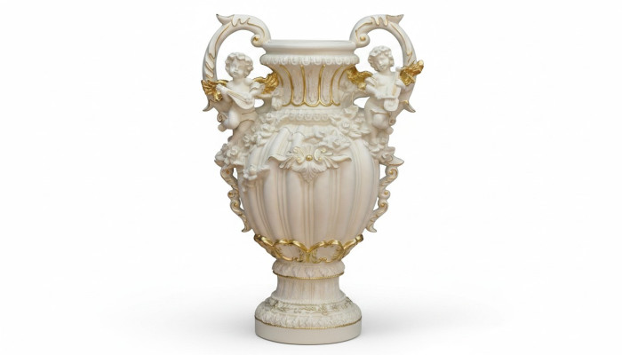 Jarrón XXL decoración de mesa jarrones estilo antiguo escultura figura cáliz Roma 71cm