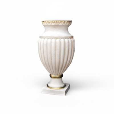 Jarrón XXL Decoración de Mesa Jarrones de Decoración Estilo Antiguo Escultura Figura Cáliz Roma 0882