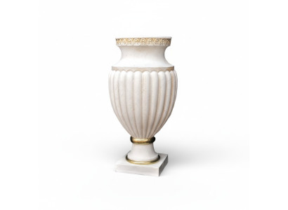 Jarrón XXL Decoración de Mesa Jarrones de Decoración Estilo Antiguo Escultura Figura Cáliz Roma 0882